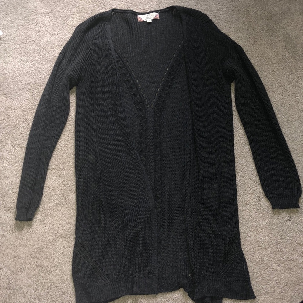 Grey cardigan